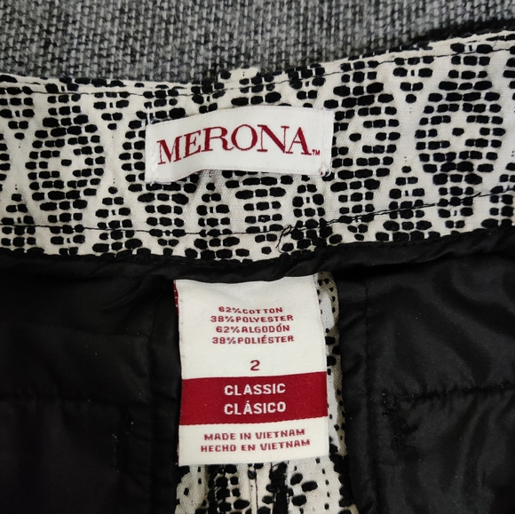 Merona Embroidered Pattern Pants - 2 - Picture 5 of 7